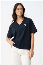 Tiffosi MIULA - T-shirt con logo e ricamo sul retro