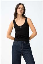 Tiffosi SANTI - Top canotta con logo in strass