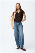 Tiffosi HADLEY - T-shirt mezza manica con ricamo e scollo a V