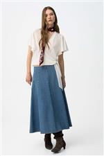 Tiffosi TAISSA - Gonna lunga in denim